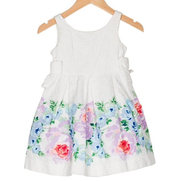 Janie and Jack Floral Brocade Formal Dress - Picture 1 of 7